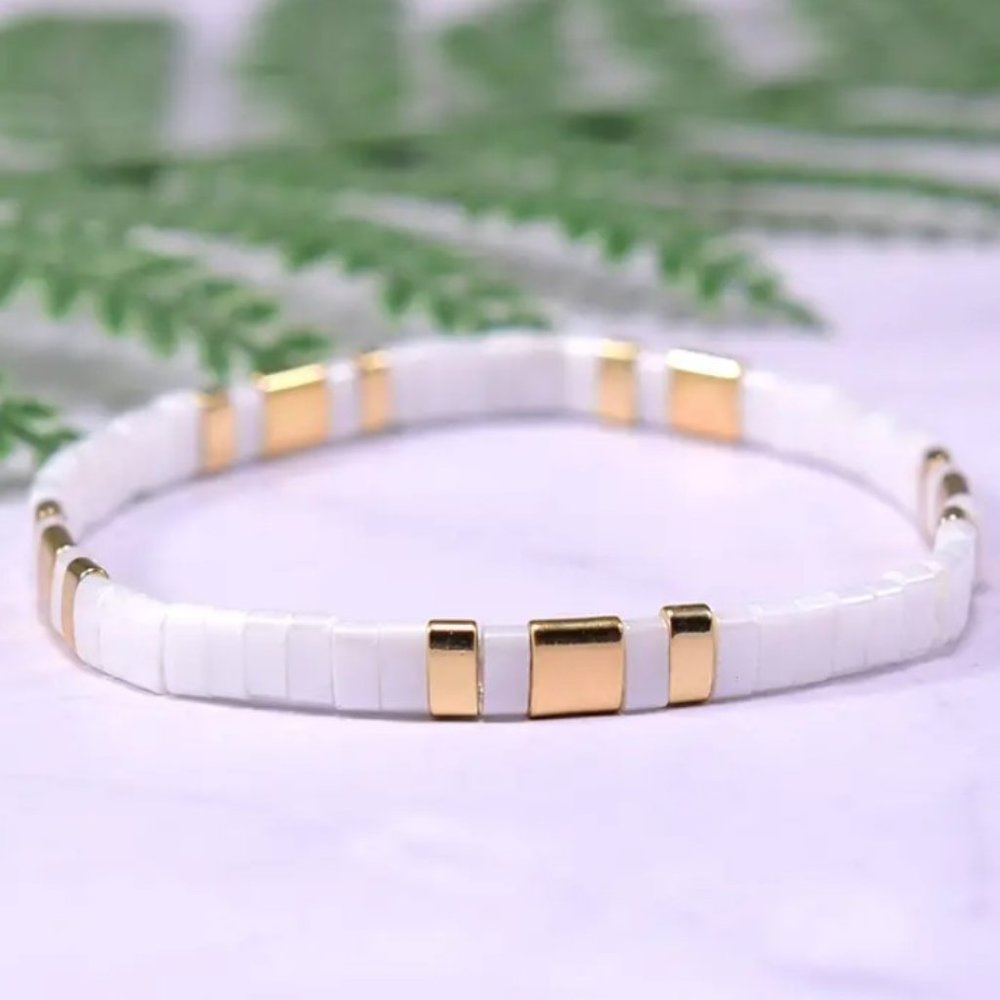 Miyuki Tila Bead Bracelet